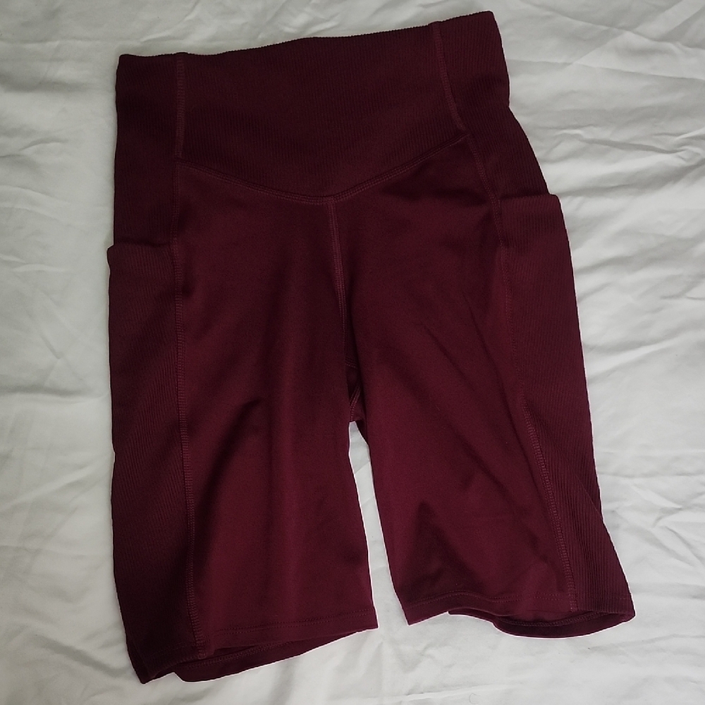 The North Face Women's Maroon Bike Shorts